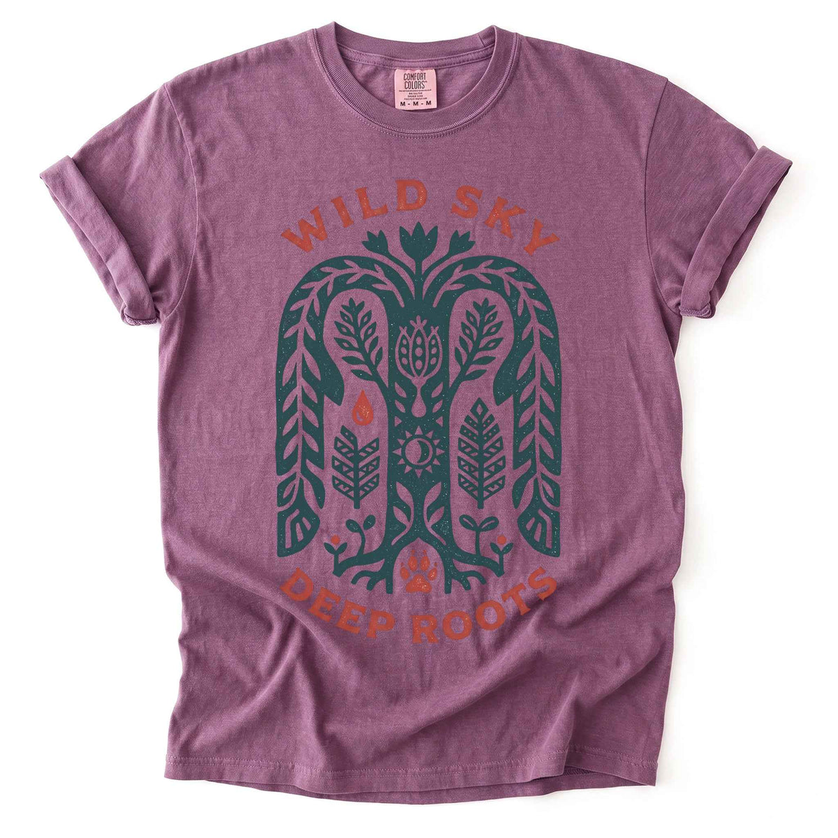 Wild Sky Deep Roots Vintage Washed T-Shirt