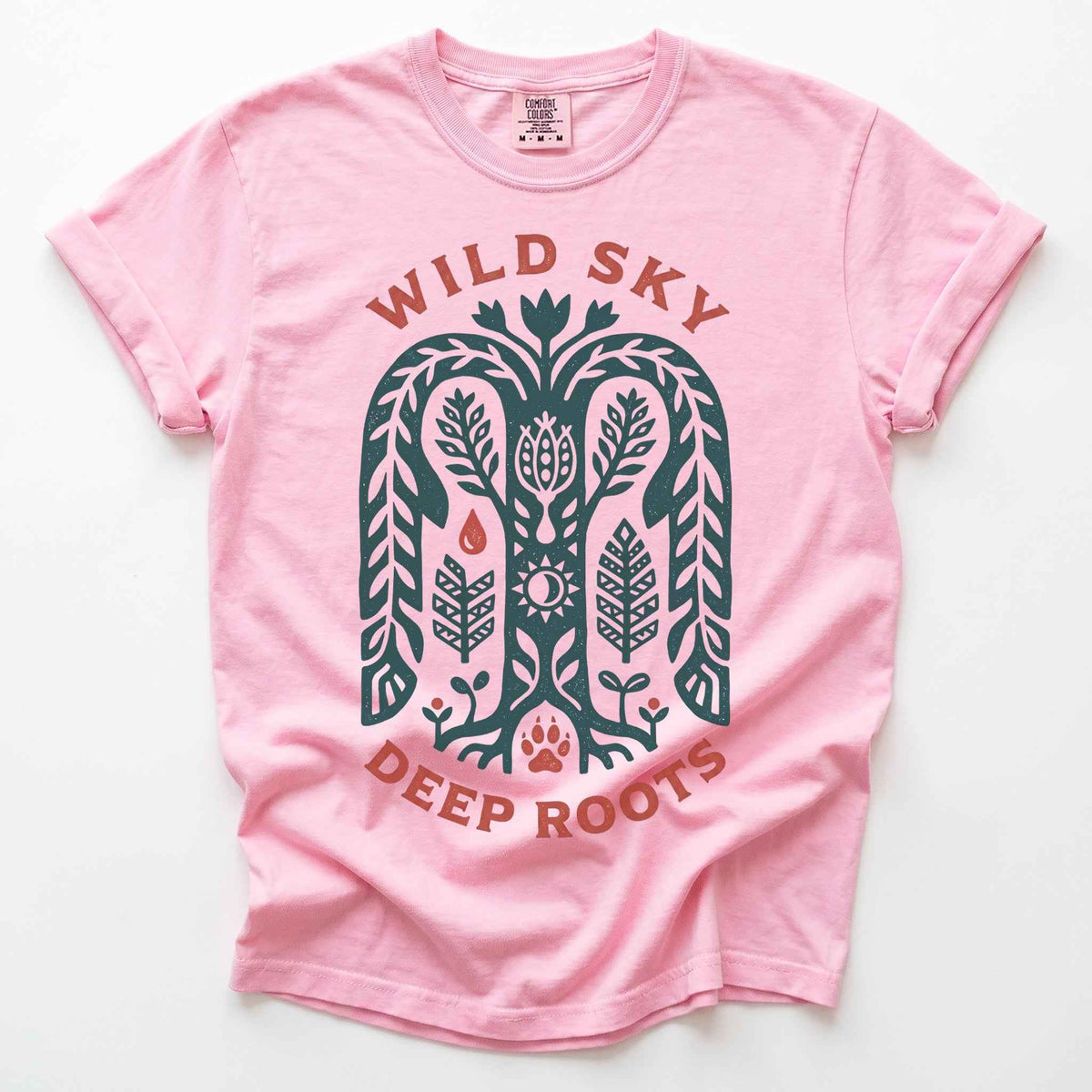 Wild Sky Deep Roots Vintage Washed T-Shirt