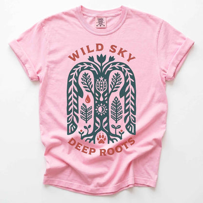 Wild Sky Deep Roots Vintage Washed T-Shirt