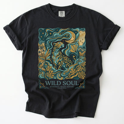 Wild Soul Night Safari Vintage Washed T-Shirt