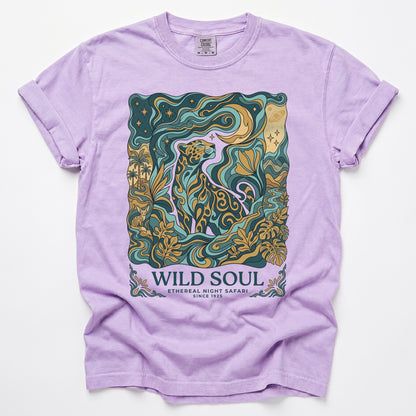Wild Soul Night Safari Vintage Washed T-Shirt