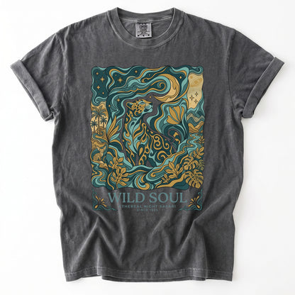 Wild Soul Night Safari Vintage Washed T-Shirt