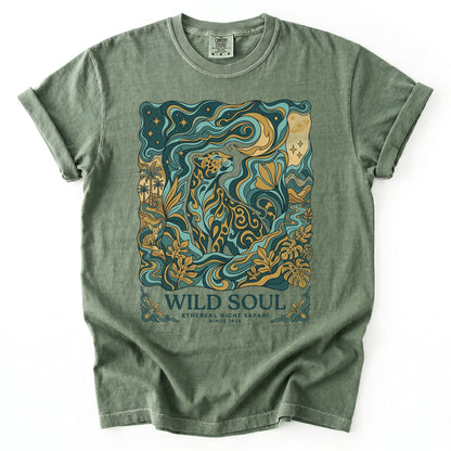 Wild Soul Night Safari Vintage Washed T-Shirt
