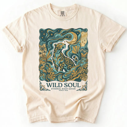 Wild Soul Night Safari Vintage Washed T-Shirt
