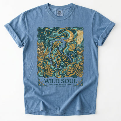 Wild Soul Night Safari Vintage Washed T-Shirt