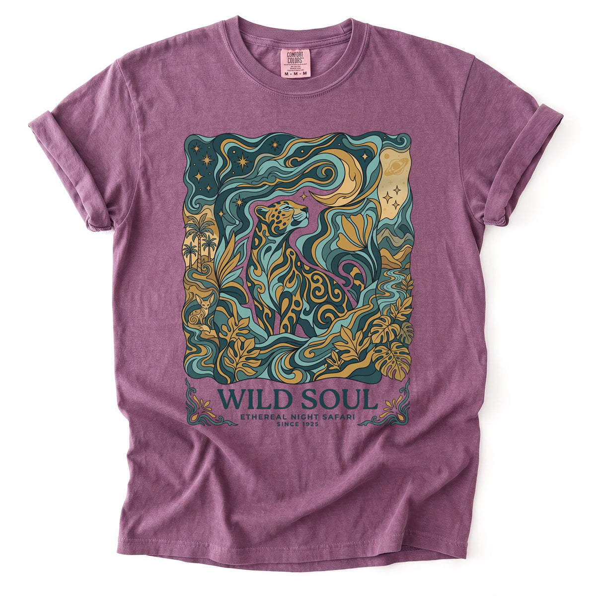 Wild Soul Night Safari Vintage Washed T-Shirt