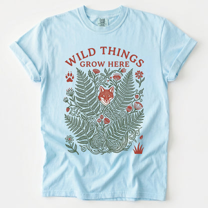 Wild Things Grow Here Vintage Washed T-Shirt