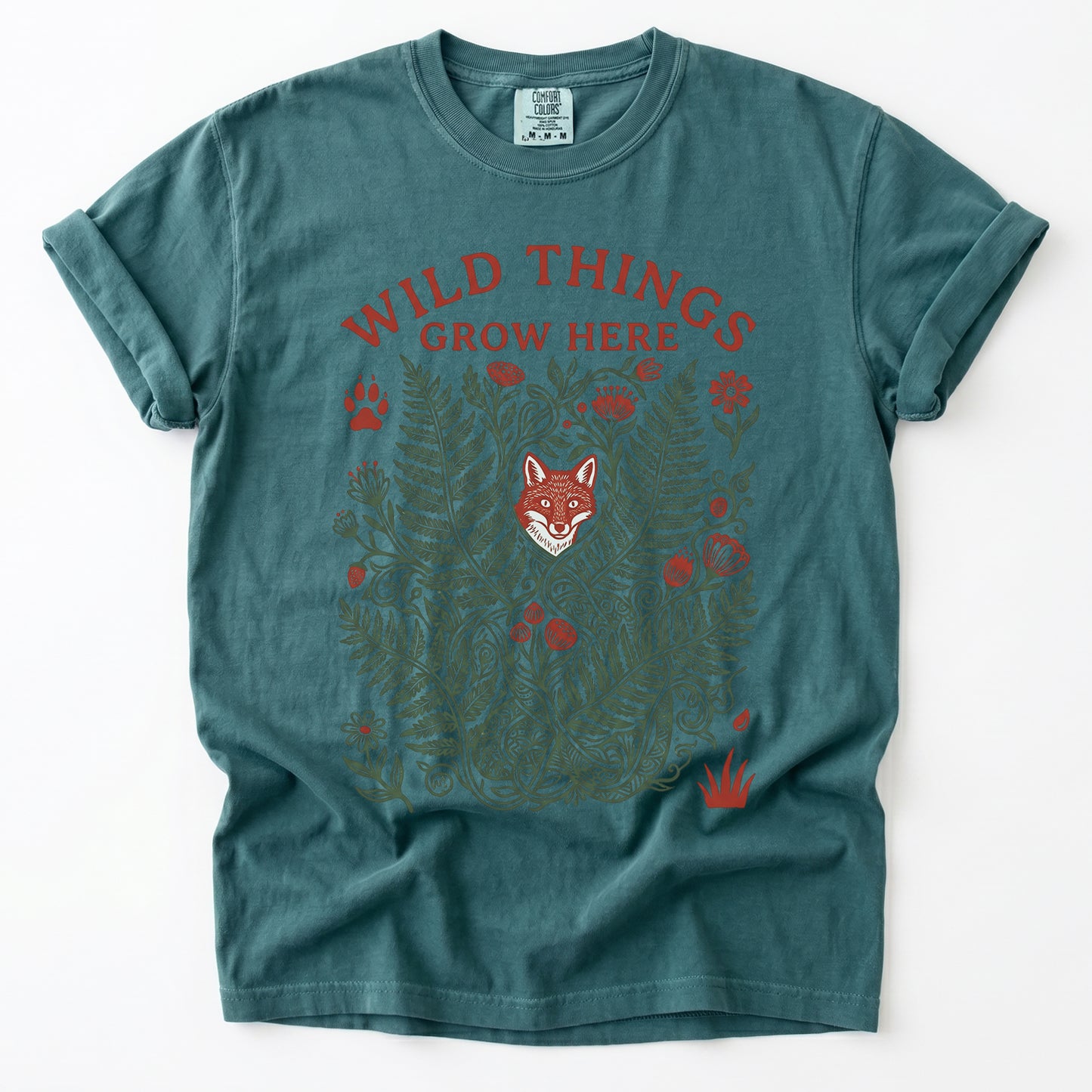 Wild Things Grow Here Vintage Washed T-Shirt