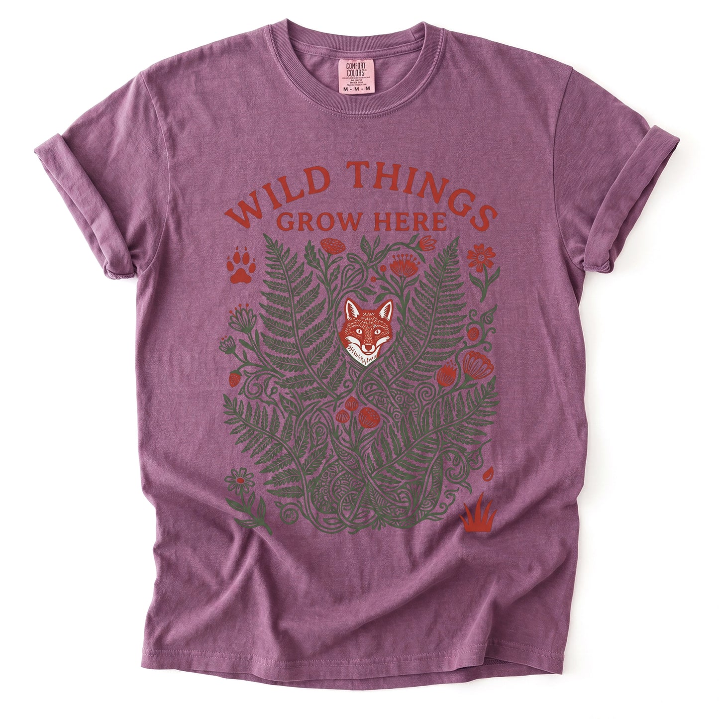 Wild Things Grow Here Vintage Washed T-Shirt