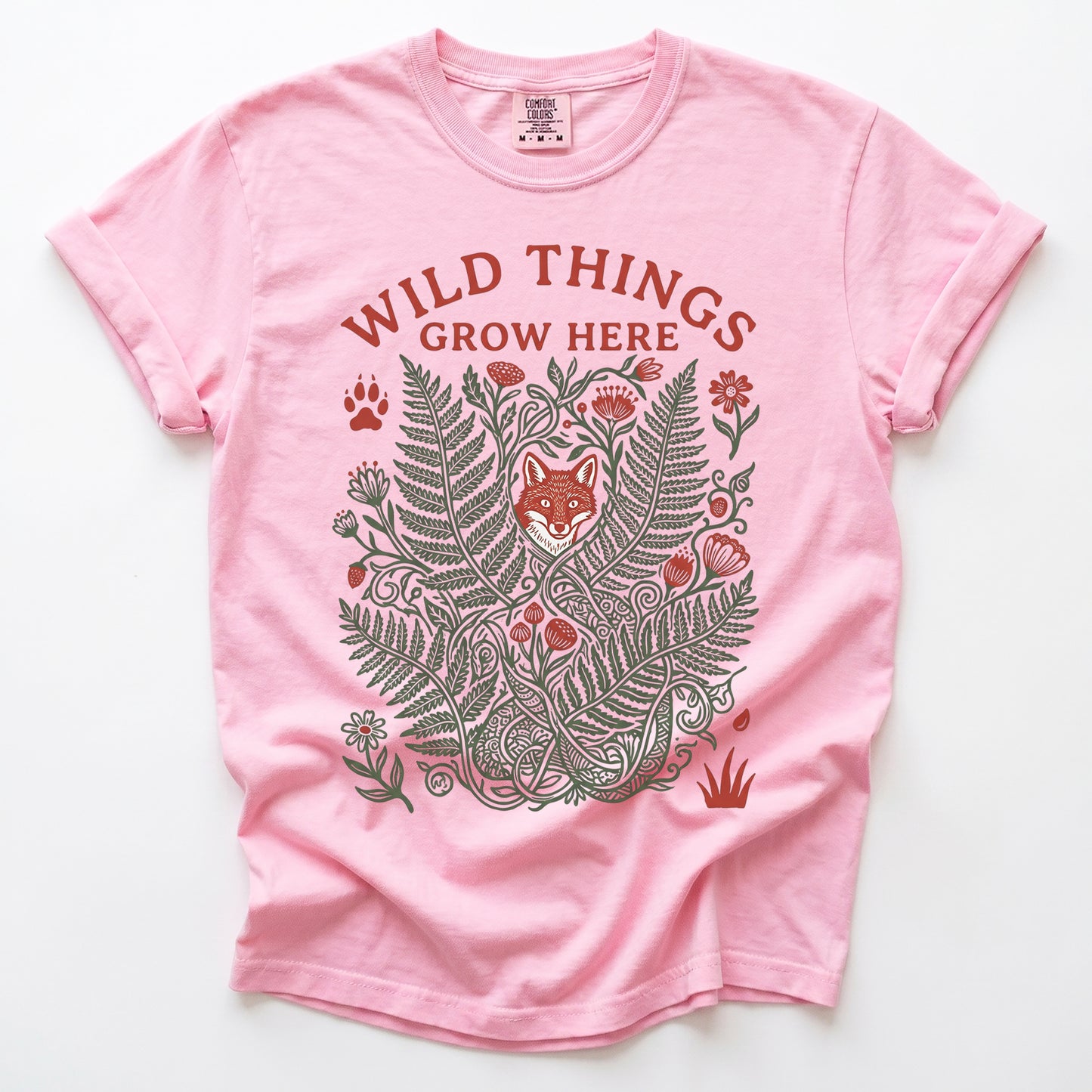 Wild Things Grow Here Vintage Washed T-Shirt