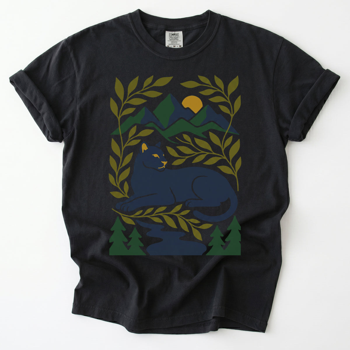 Wilderness Panther Vintage Washed T-Shirt