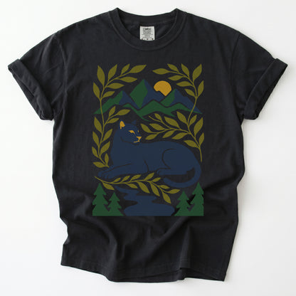 Wilderness Panther Vintage Washed T-Shirt