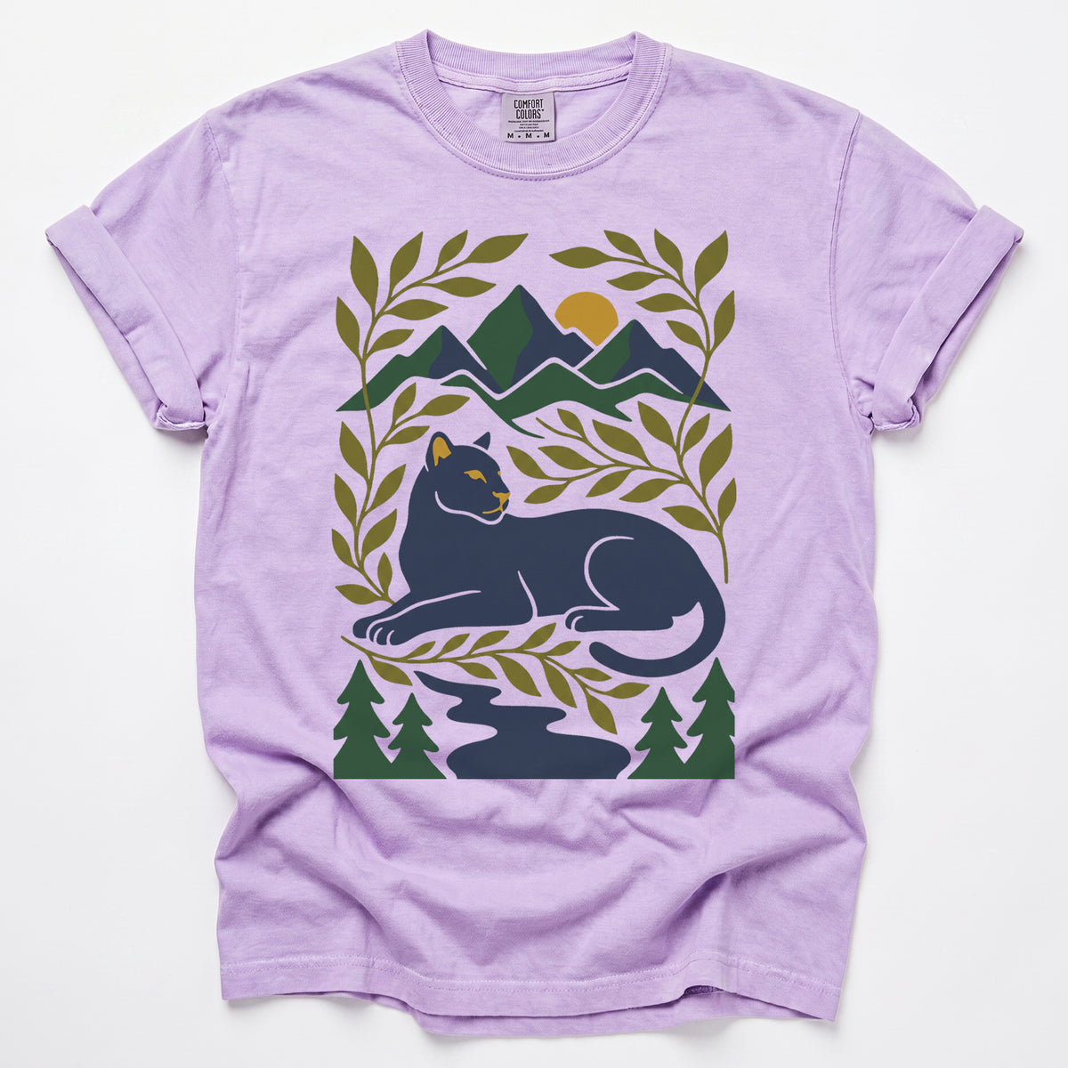 Wilderness Panther Vintage Washed T-Shirt