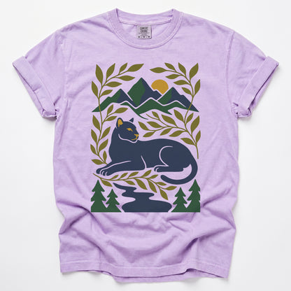 Wilderness Panther Vintage Washed T-Shirt