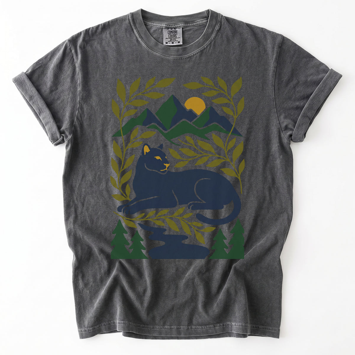 Wilderness Panther Vintage Washed T-Shirt