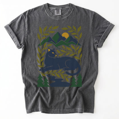 Wilderness Panther Vintage Washed T-Shirt