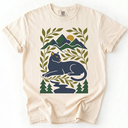 Wilderness Panther Vintage Washed T-Shirt