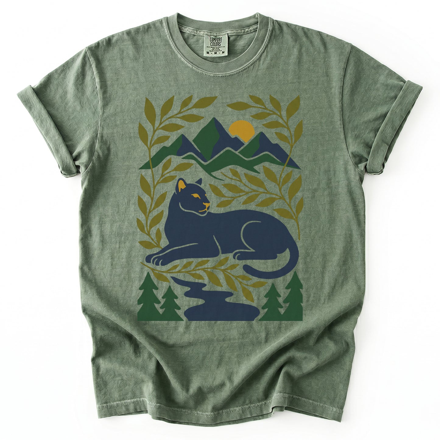 Wilderness Panther Vintage Washed T-Shirt