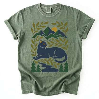 Wilderness Panther Vintage Washed T-Shirt