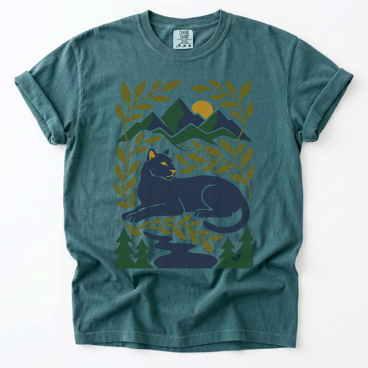 Wilderness Panther Vintage Washed T-Shirt