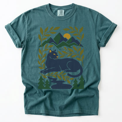 Wilderness Panther Vintage Washed T-Shirt