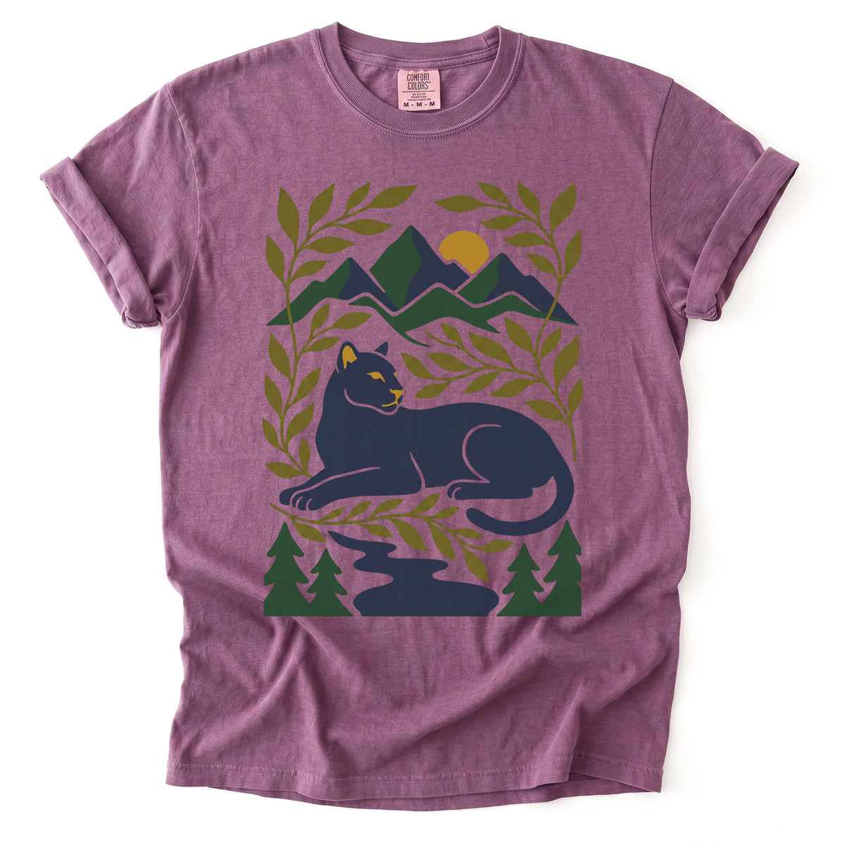 Wilderness Panther Vintage Washed T-Shirt
