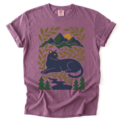 Wilderness Panther Vintage Washed T-Shirt