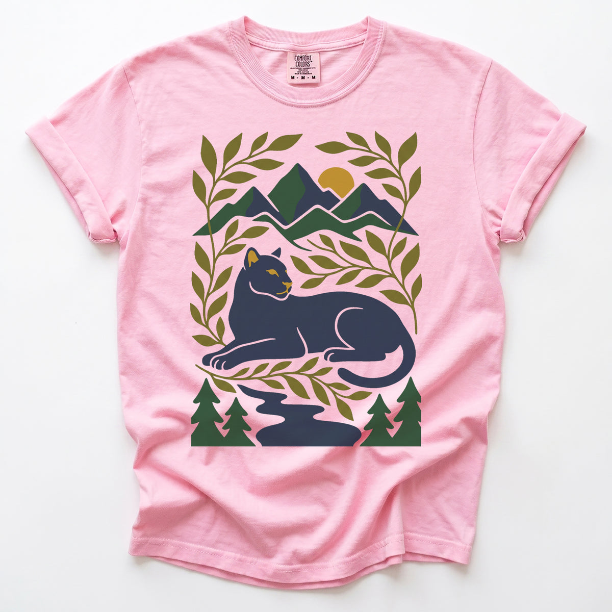Wilderness Panther Vintage Washed T-Shirt