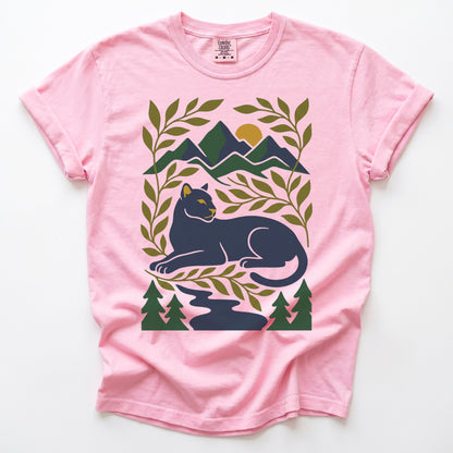Wilderness Panther Vintage Washed T-Shirt