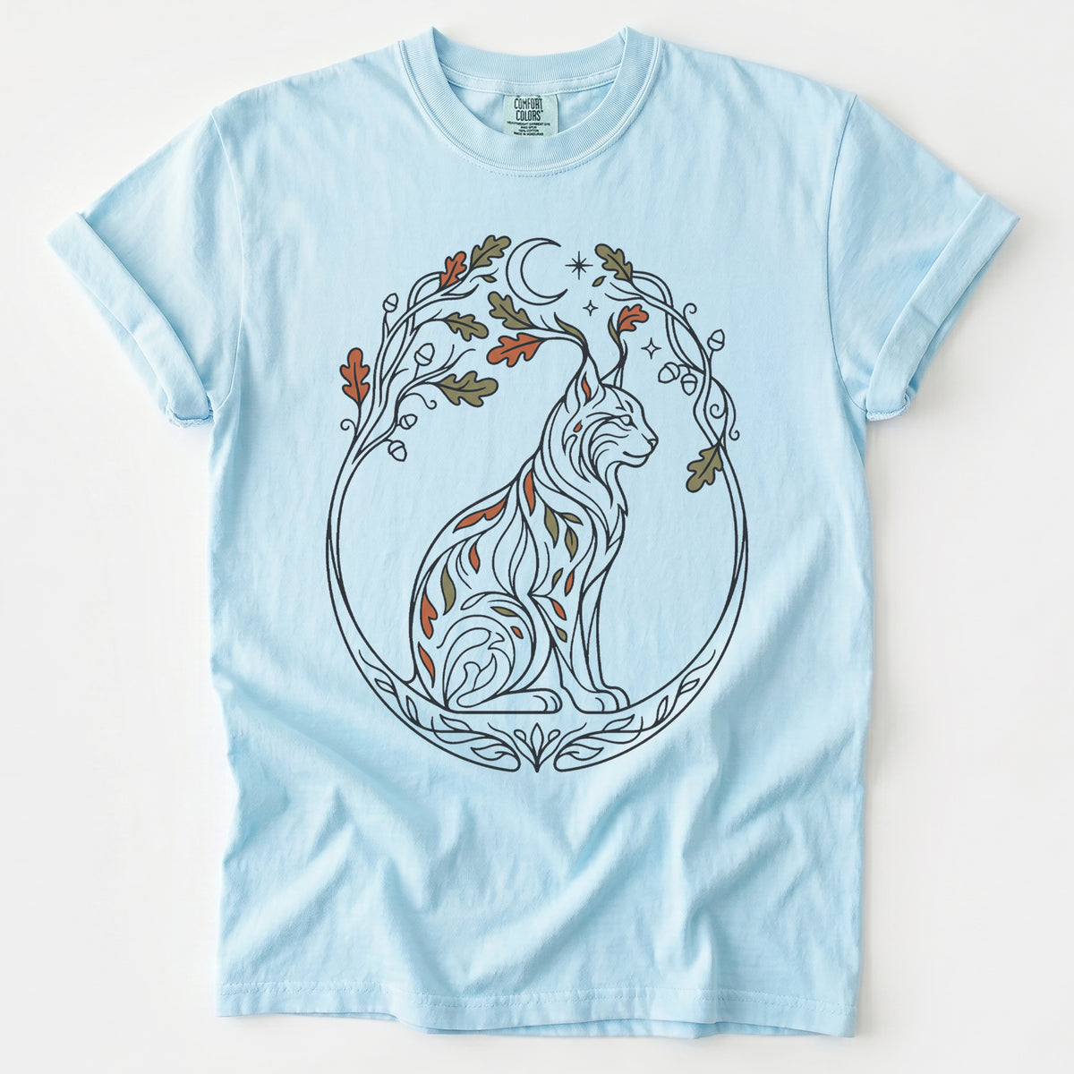 Woodland Lynx Vintage Washed T-Shirt