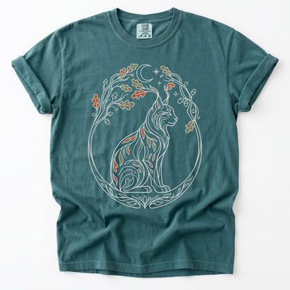 Woodland Lynx Vintage Washed T-Shirt