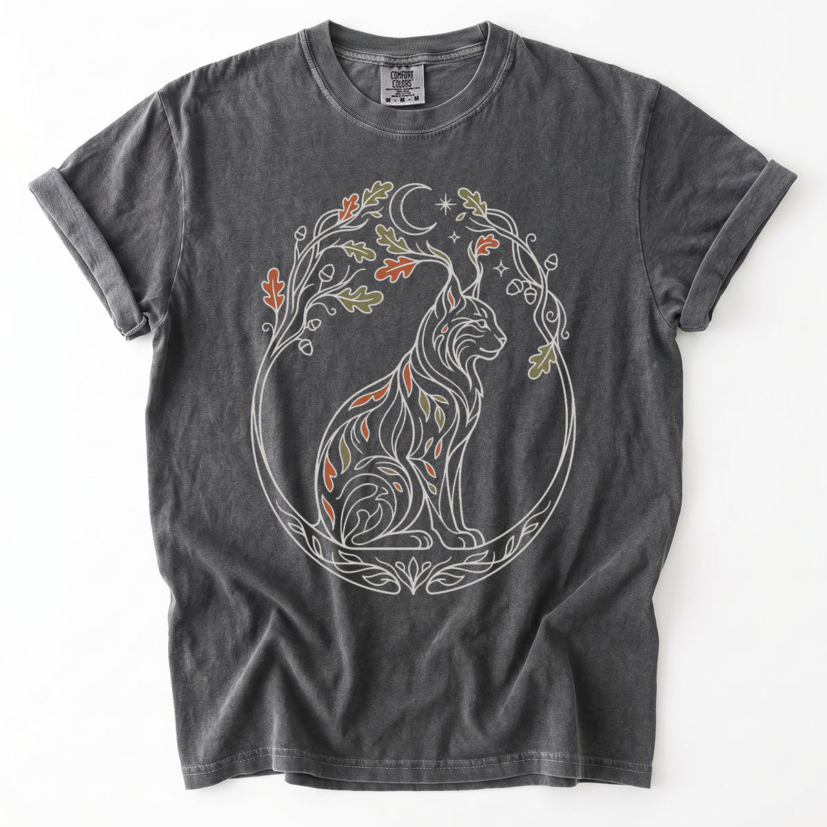 Woodland Lynx Vintage Washed T-Shirt