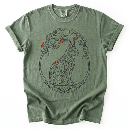 Woodland Lynx Vintage Washed T-Shirt