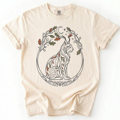 Woodland Lynx Vintage Washed T-Shirt