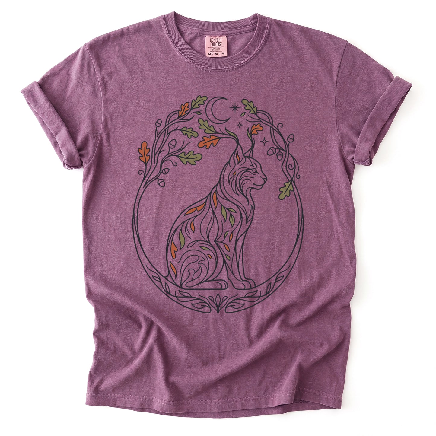 Woodland Lynx Vintage Washed T-Shirt