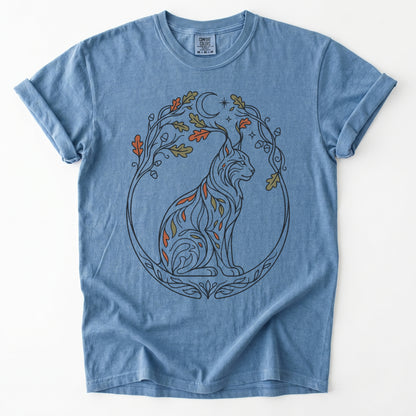 Woodland Lynx Vintage Washed T-Shirt