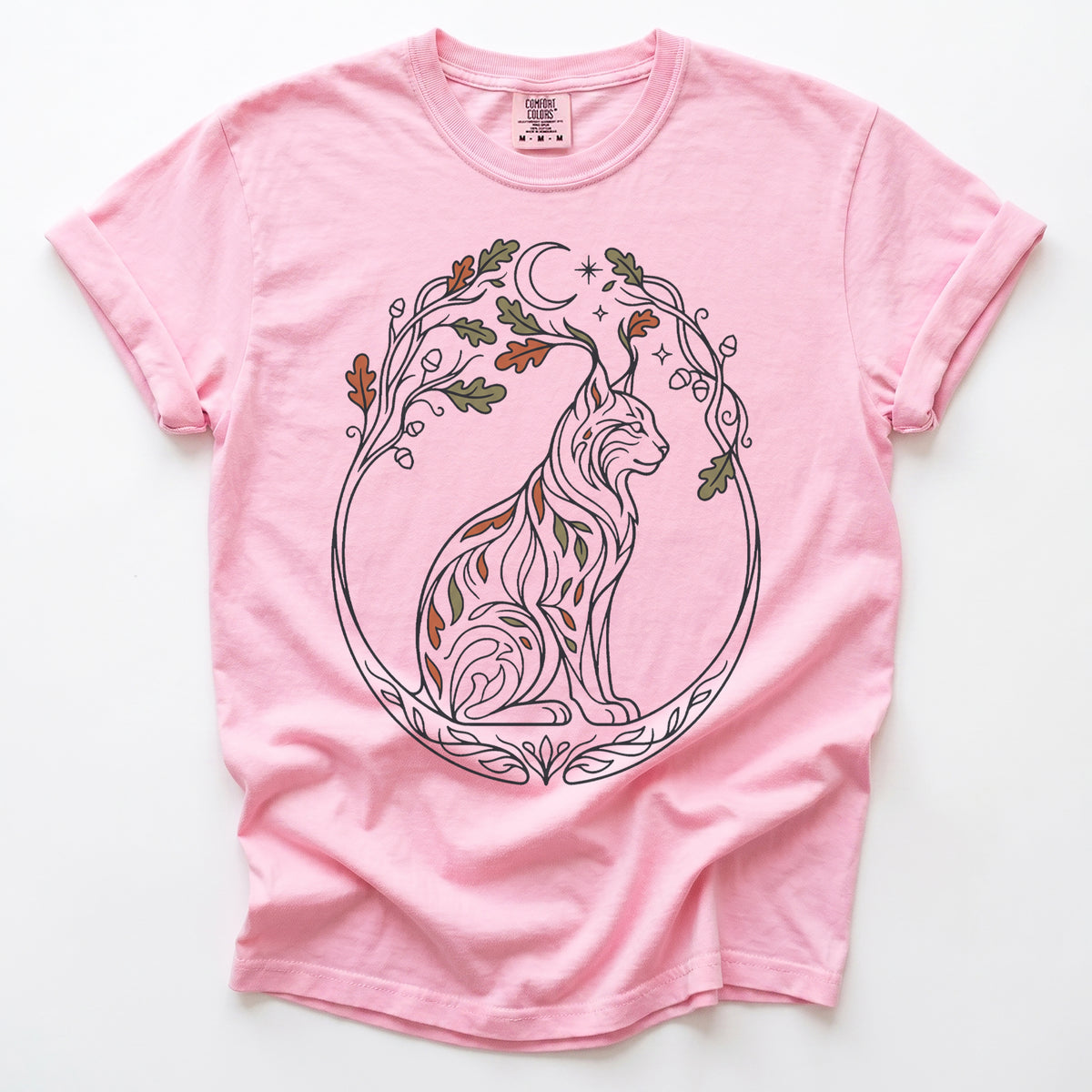 Woodland Lynx Vintage Washed T-Shirt