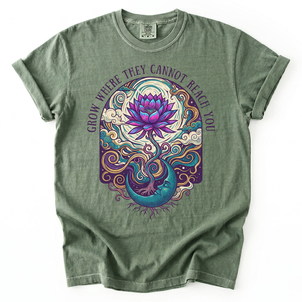 Grow Where They Cannot Reach You Vintage Washed T-Shirt