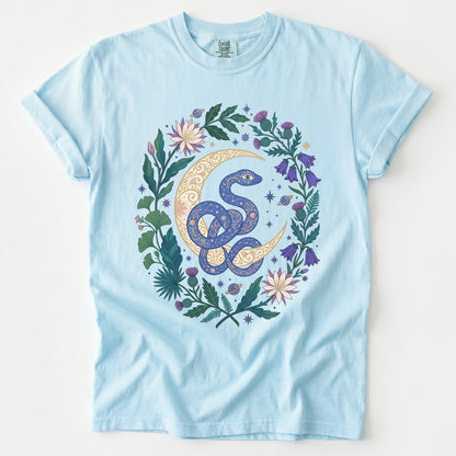 Starry Blue Snake Vintage Washed T-Shirt