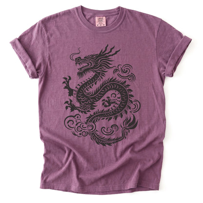 Traditional Ink Dragon Vintage Washed T-Shirt