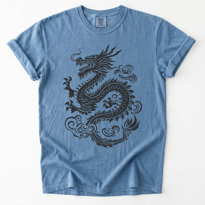 Traditional Ink Dragon Vintage Washed T-Shirt