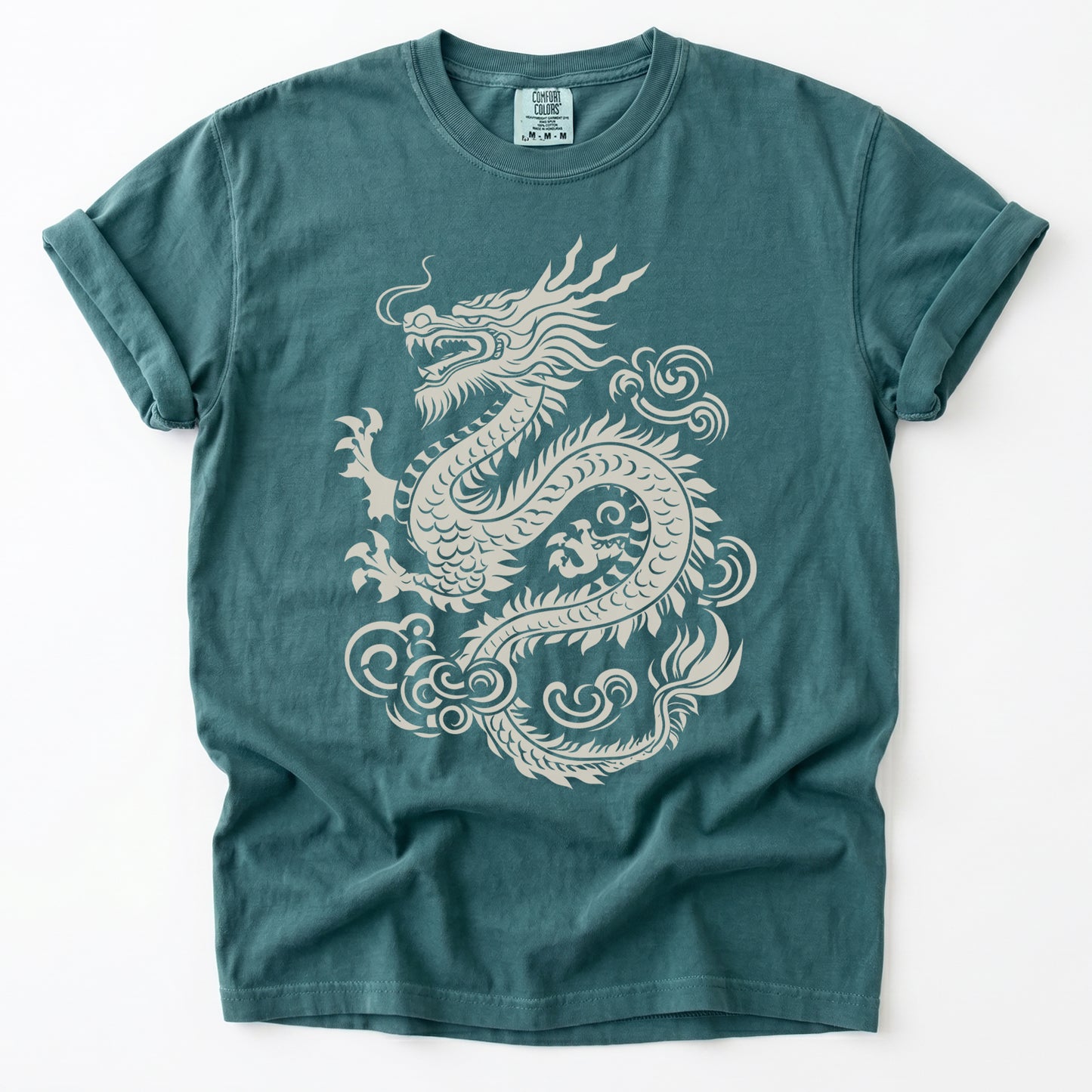 Traditional Ink Dragon Vintage Washed T-Shirt