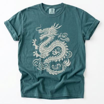 Traditional Ink Dragon Vintage Washed T-Shirt