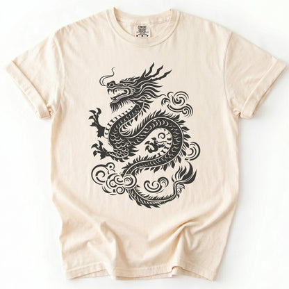 Traditional Ink Dragon Vintage Washed T-Shirt