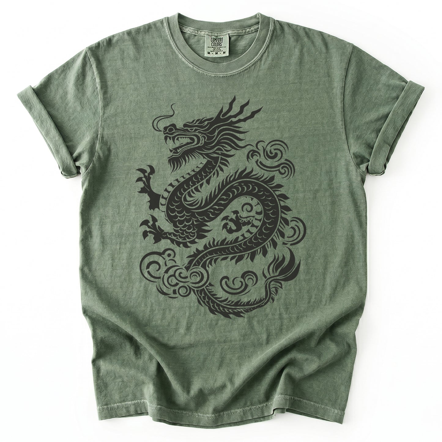 Traditional Ink Dragon Vintage Washed T-Shirt
