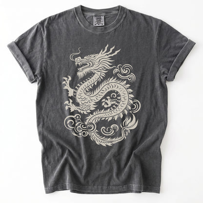 Traditional Ink Dragon Vintage Washed T-Shirt