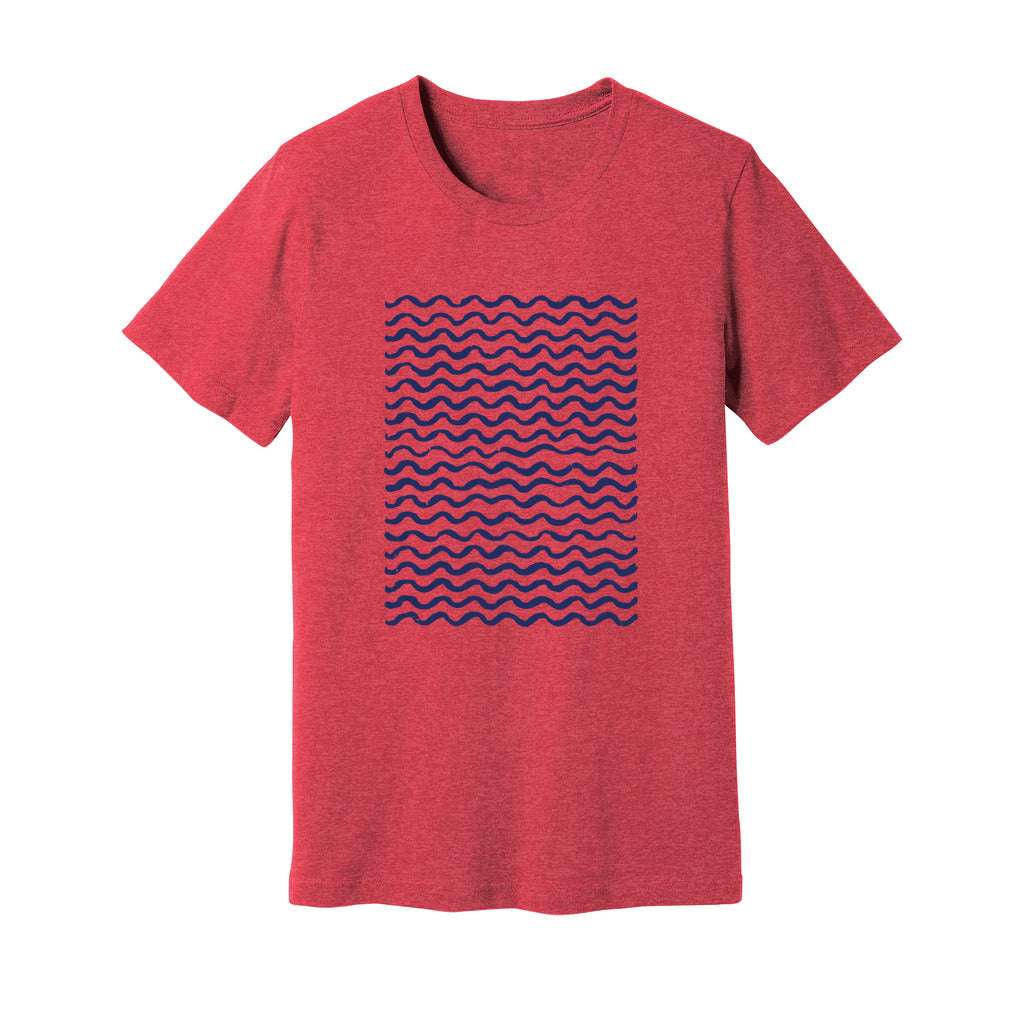 Wavy Lines T-Shirt - Rue Mentana