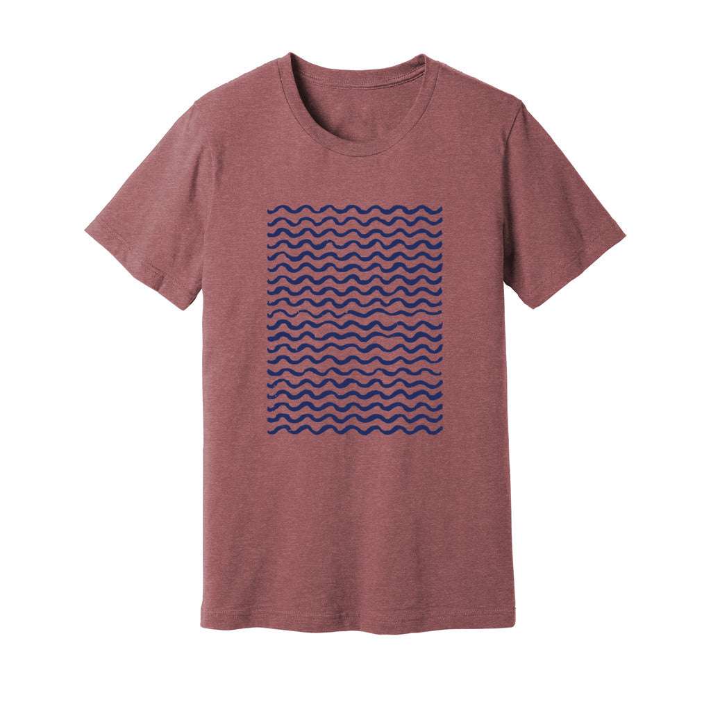 Wavy Lines T-Shirt - Rue Mentana