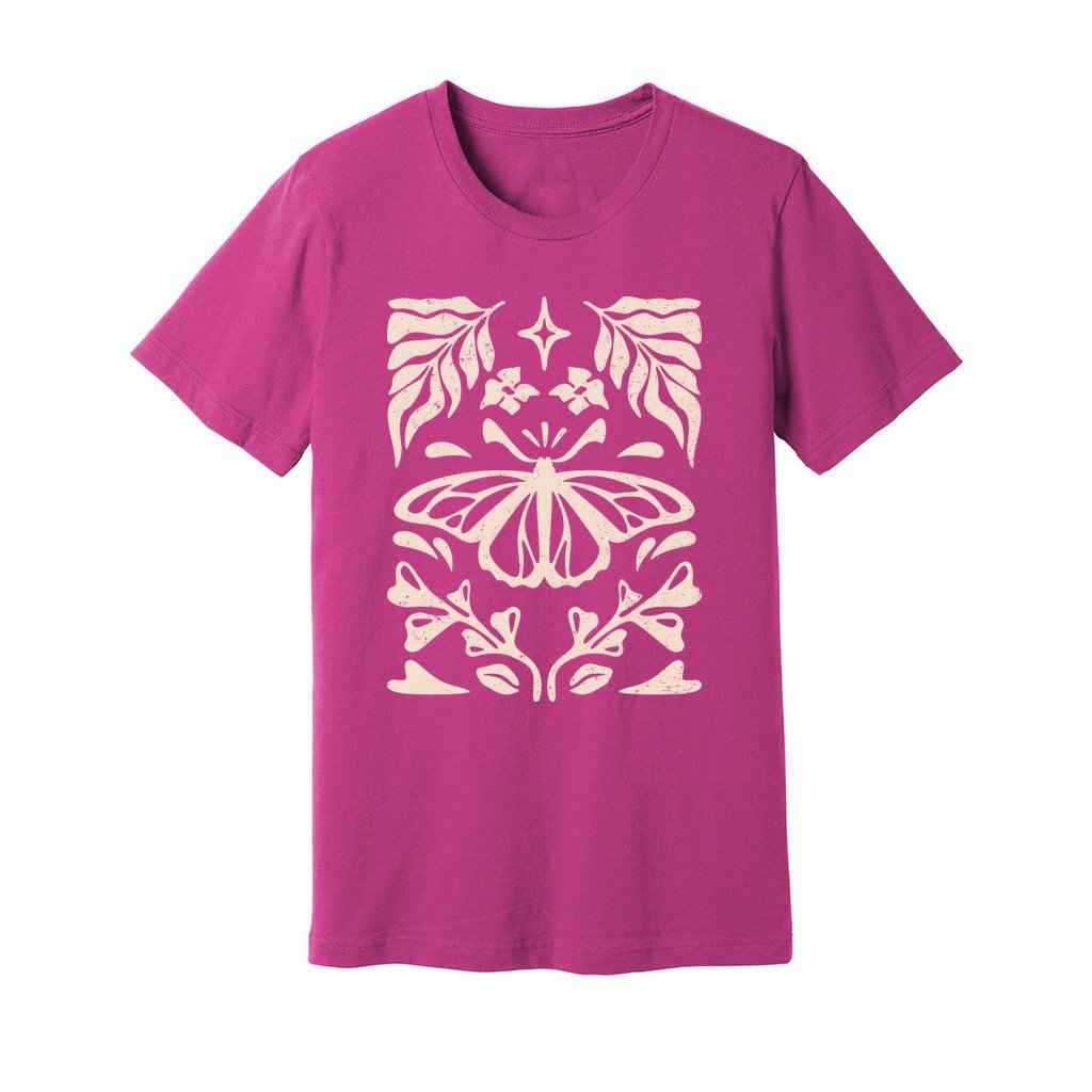 Butterfly Floral Tattoo T-Shirt