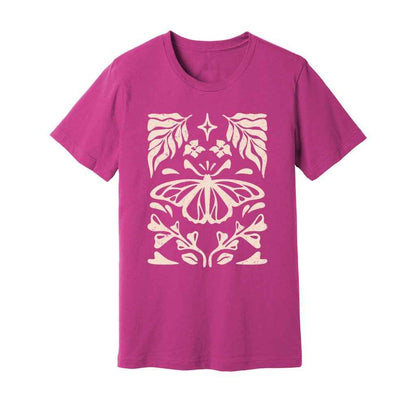 Butterfly Floral Tattoo T-Shirt